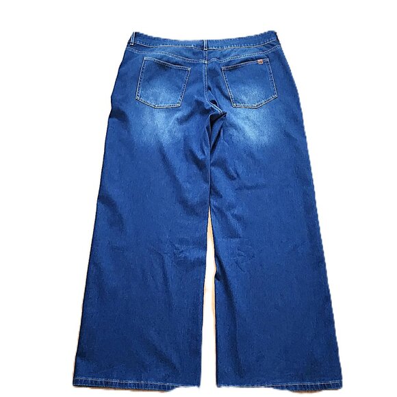 Halara NWT wide leg jeans XL Tall - Picture 3 of 14